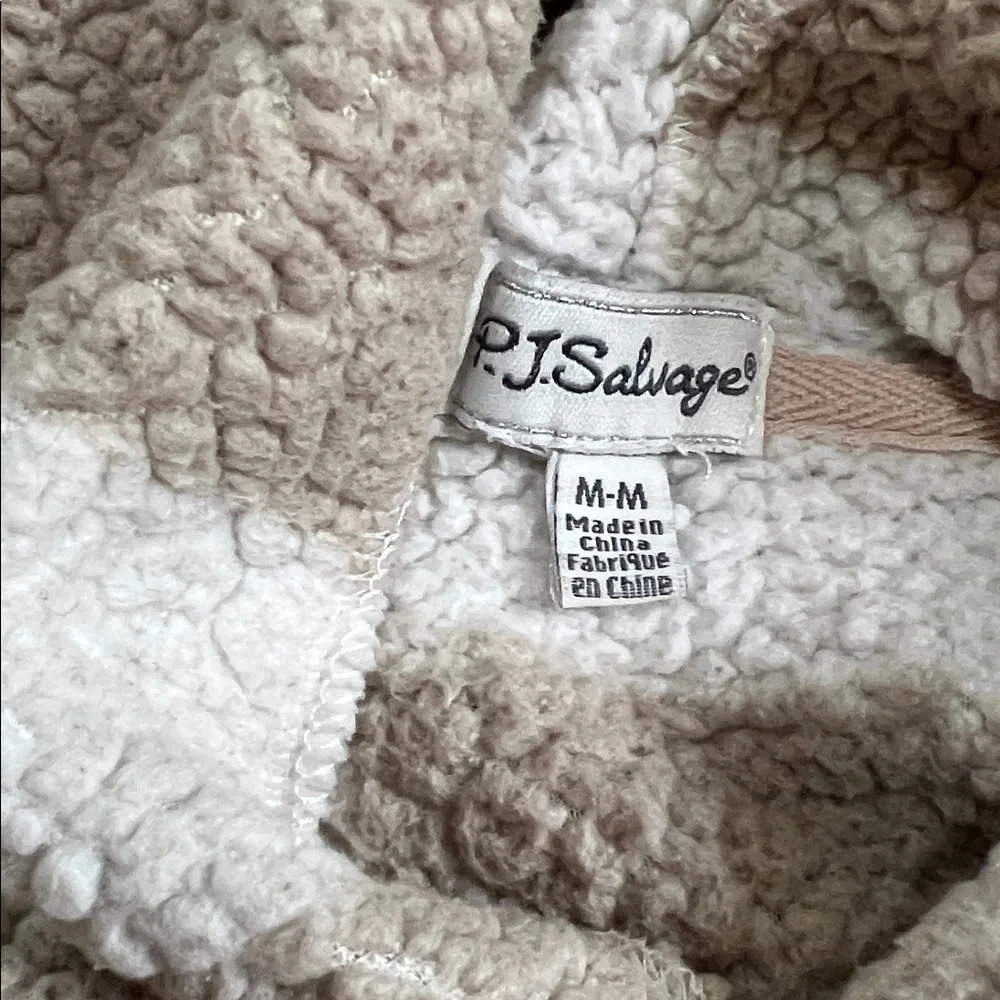 P.J.Salvage medium striped sleepwear /longewear hoodie .